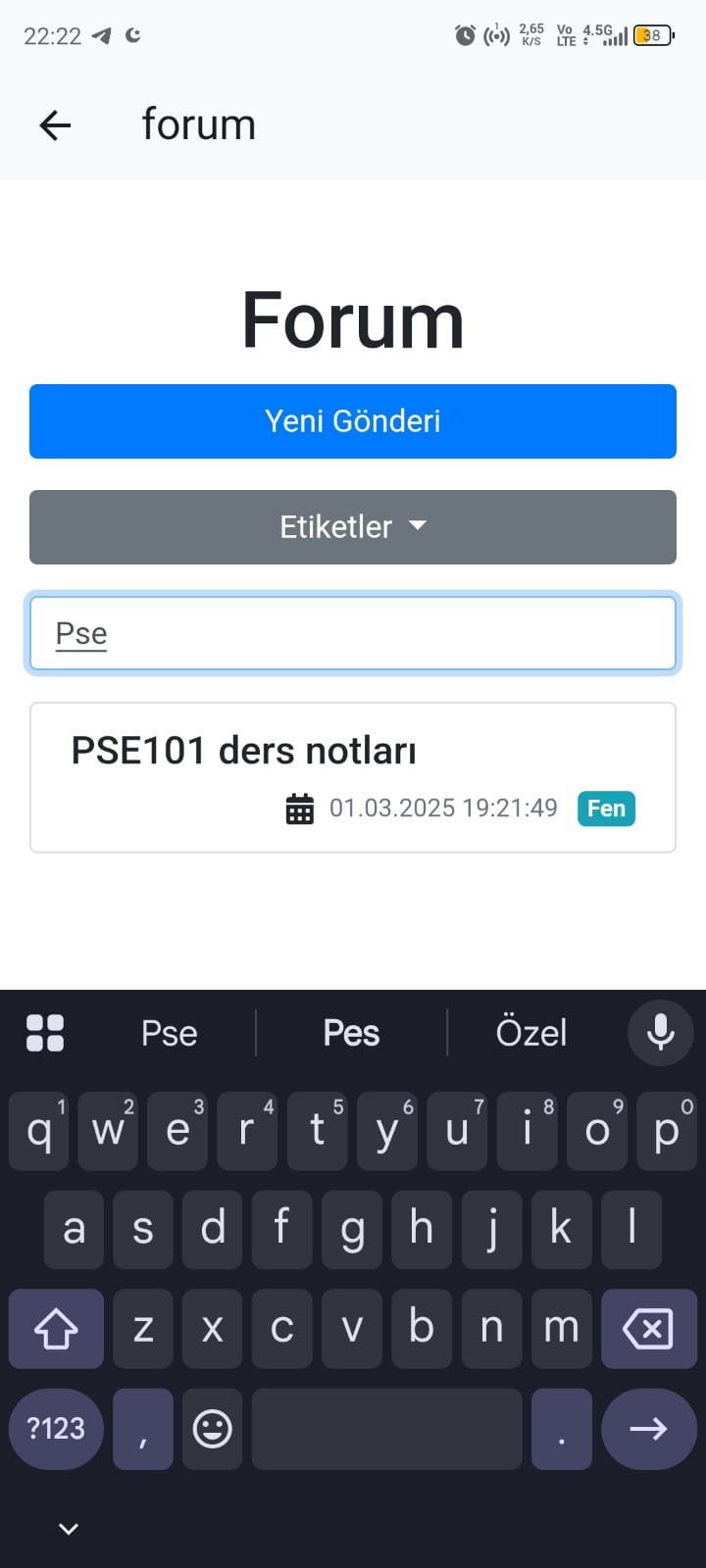 GTU Mobil Duyurular